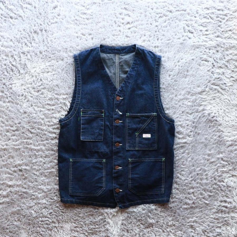 TCBジーンズ ワークベスト タビーズベスト デニム TCB jeans