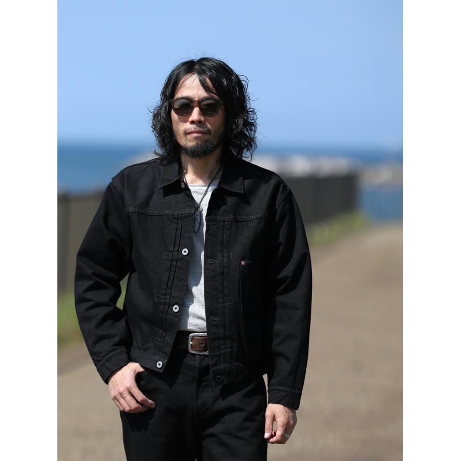 TCBジーンズ 大戦モデル デニムジャケット ブラック TCB jeans New