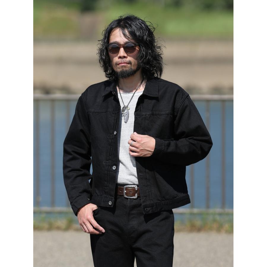 TCBジーンズ 大戦モデル デニムジャケット ブラック TCB jeans New