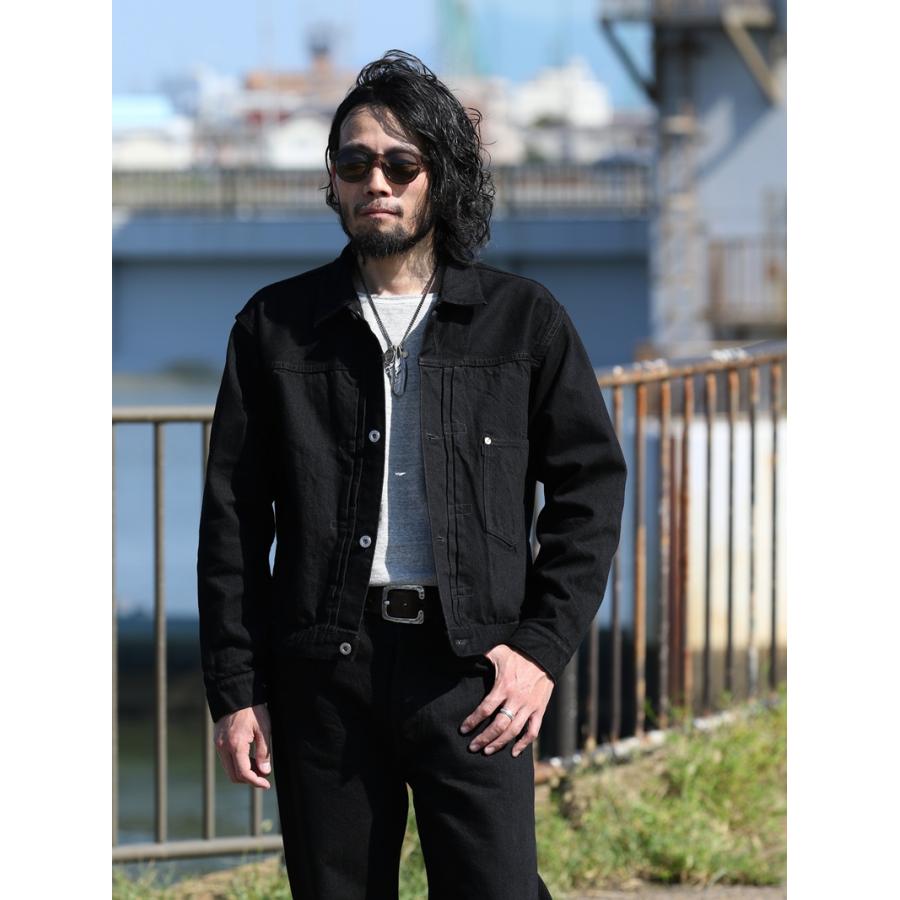 TCBジーンズ 大戦モデル デニムジャケット ブラック TCB jeans New