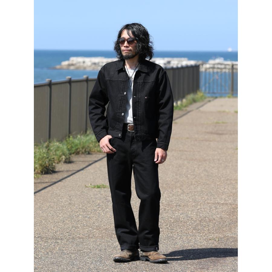 TCBジーンズ 大戦モデル デニムジャケット ブラック TCB jeans New