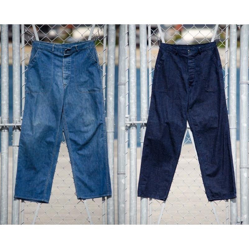 TCBジーンズ USN デッキパンツ デニム TCB jeans Seamens Trousers｜quriousweb｜13