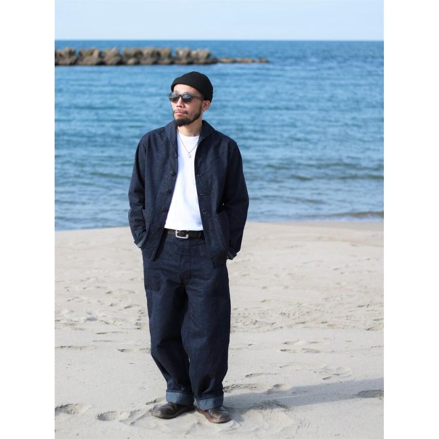 TCB USN トラウザー　デッキパンツ　W32 TCB jeans TCBジーンズ Seamens Trousers シーメンズトラウザー