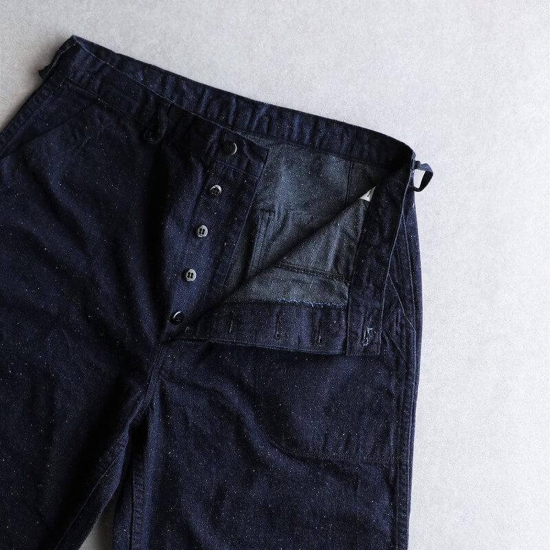 TCBジーンズ USN デッキパンツ デニム TCB jeans Seamens Trousers｜quriousweb｜04