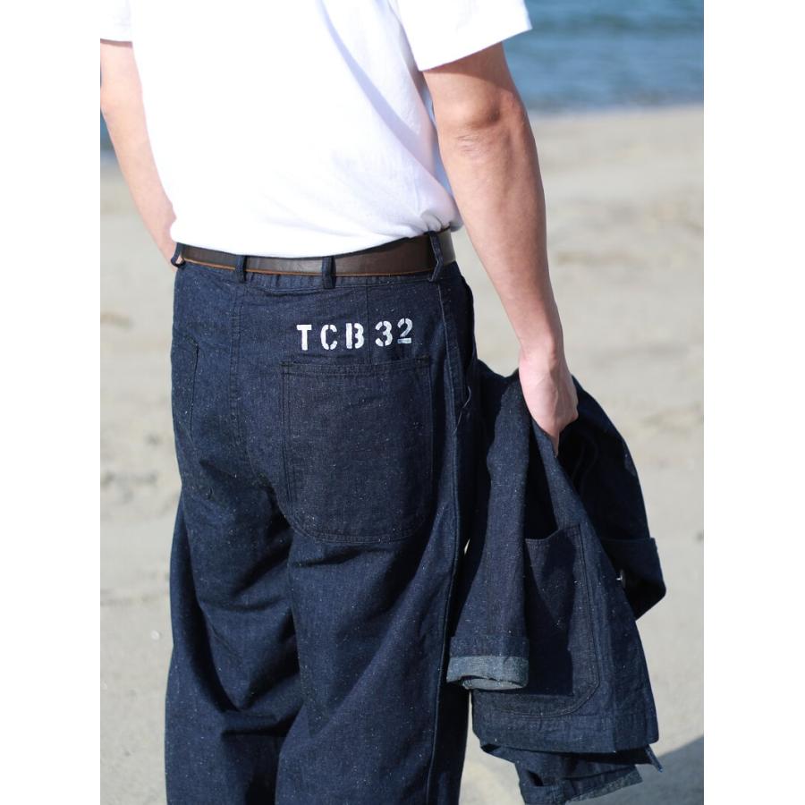 TCBジーンズ USN デッキパンツ デニム TCB jeans Seamens Trousers｜quriousweb｜08
