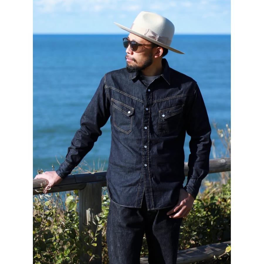 TCBジーンズ ウエスタンシャツ ランチマン デニム TCB jeans RANCHMAN