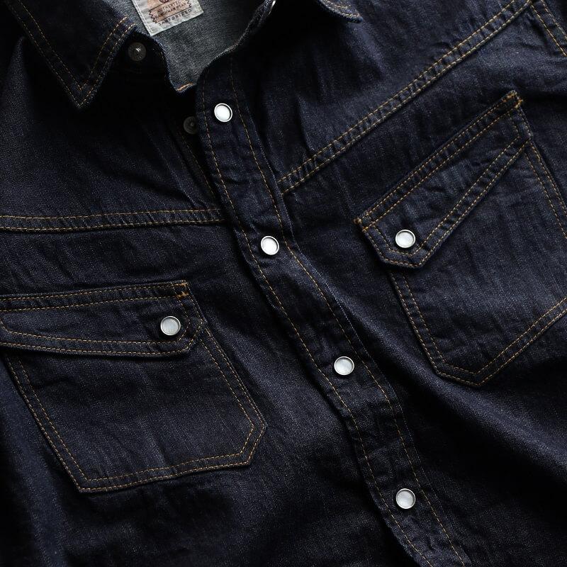 TCBジーンズ ウエスタンシャツ ランチマン デニム TCB jeans RANCHMAN
