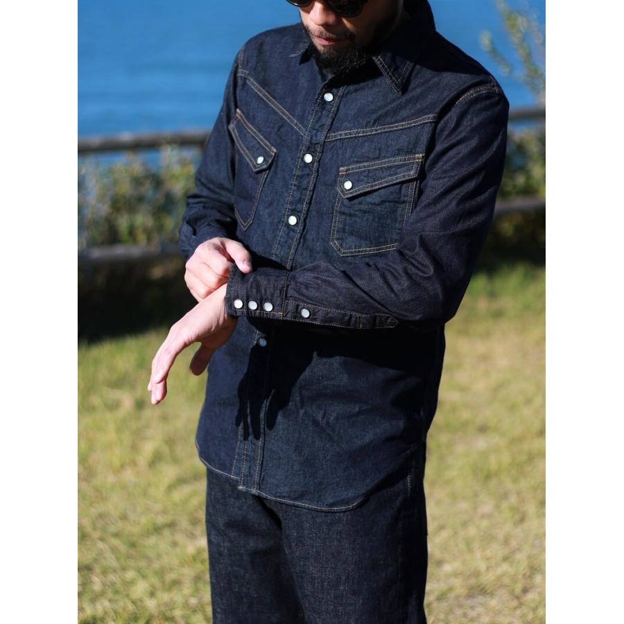 TCBジーンズ ウエスタンシャツ ランチマン デニム TCB jeans