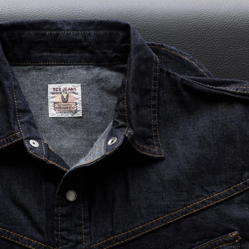TCBジーンズ ウエスタンシャツ ランチマン デニム TCB jeans RANCHMAN
