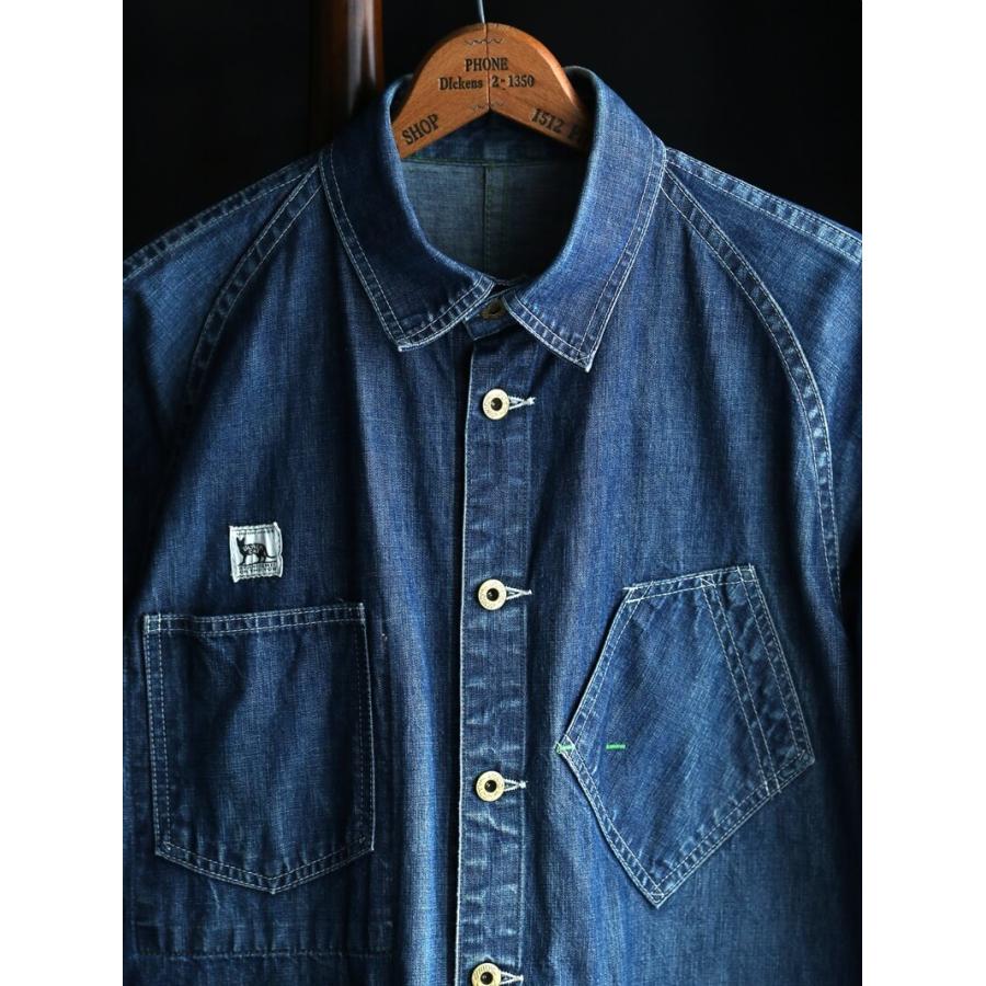 TCBジーンズ ブラックキャットジャケット デニム カバーオール TCB