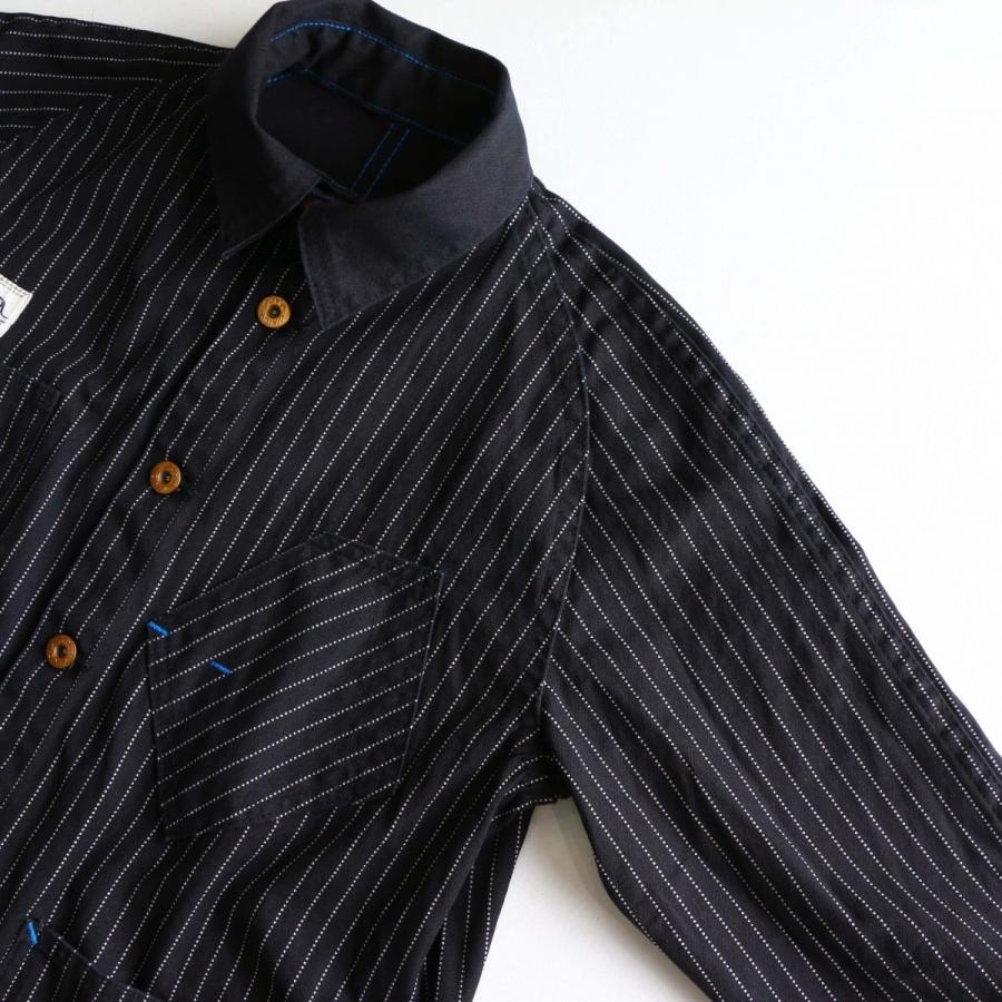 TCBジーンズ　TCBjeans　カバーオール　ウォバッシュ　40 TCB jeans/TCBジーンズ」キャットハートカバーオール