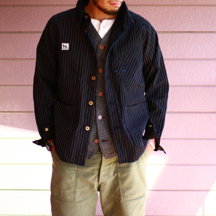 TCBジーンズ ブラックキャットジャケット ブラックウォバッシュ