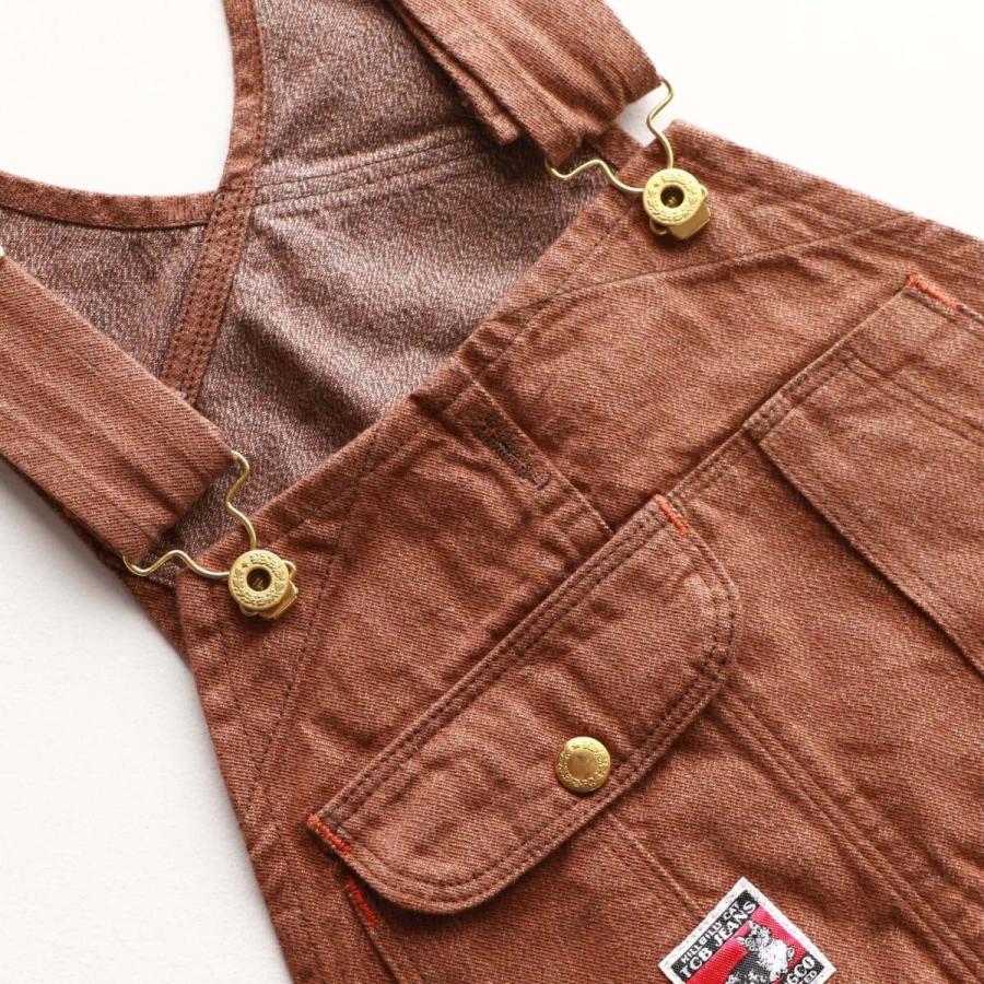 TCBジーンズ レッキングクルーパンツ ブラウンデニム TCB jeans