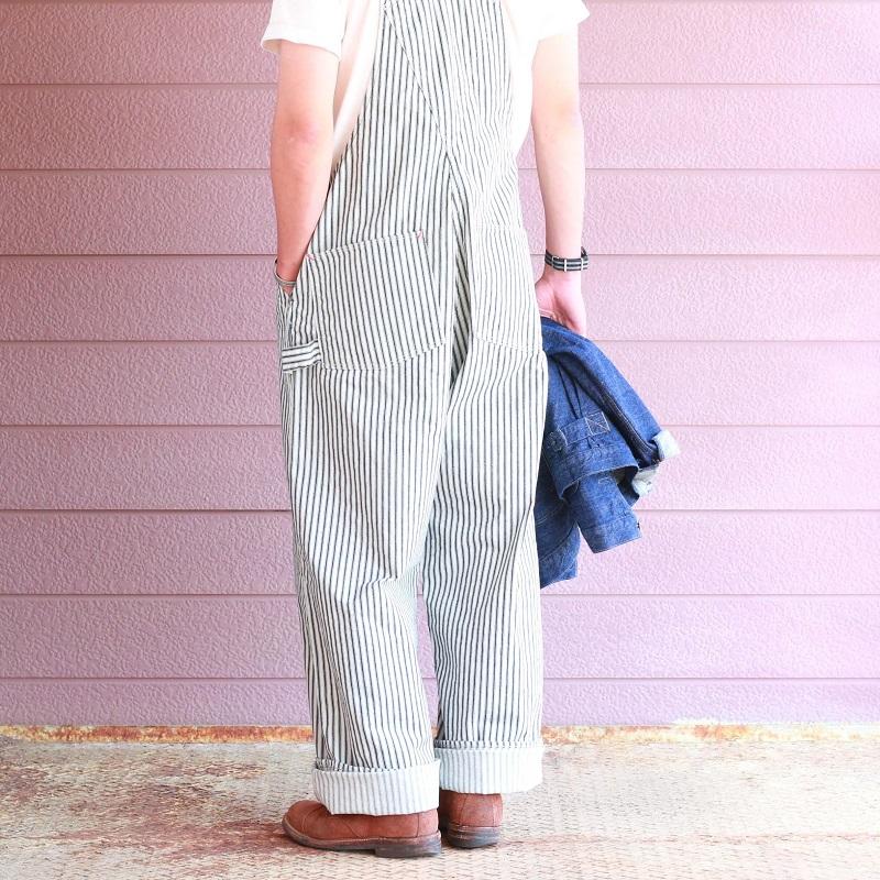 TCBジーンズ レッキングクルーパンツ ホワイトヒッコリー