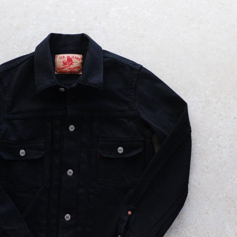 TCBジーンズ ブラックデニムジャケット 2nd 50's Jacket Black
