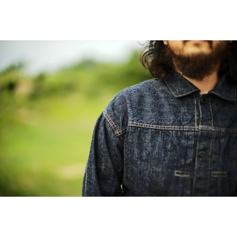 TCBジーンズ ブラウス ナチュラルインディゴ TCB jeans Two Cat's Blouse Natural Indigo｜quriousweb｜04