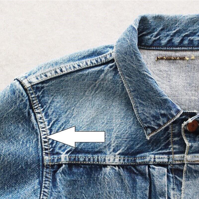 TCBジーンズ 別注 デニムジャケット 1st エイジングモデル TCB jeans  