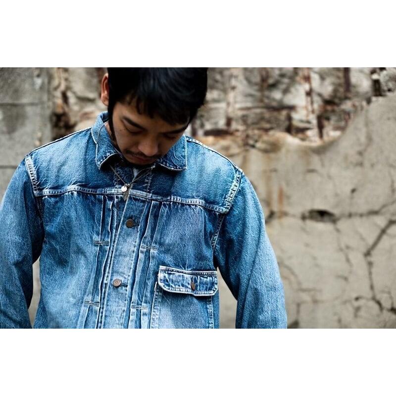 TCBジーンズ 別注 デニムジャケット 1st エイジングモデル TCB jeans 30's Jacket Aging Model