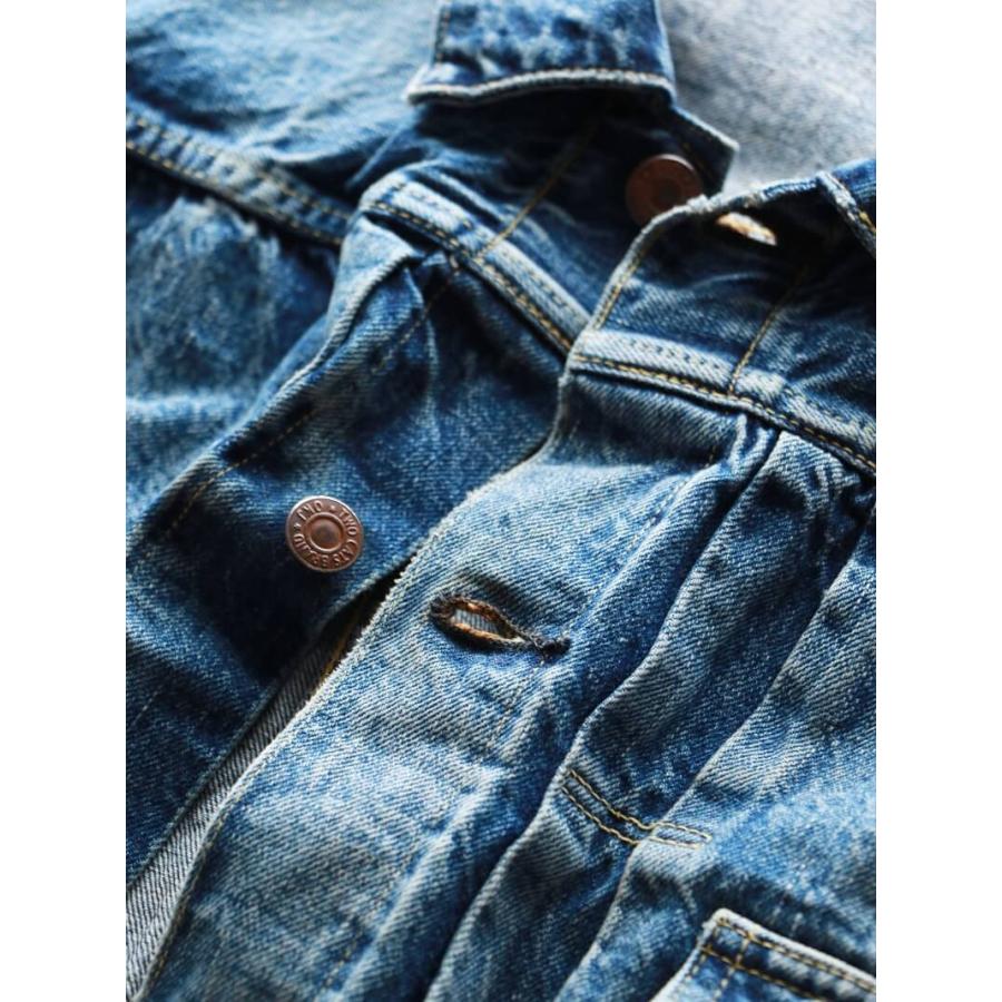 TCBジーンズ 別注 デニムジャケット 1st エイジングモデル TCB jeans 