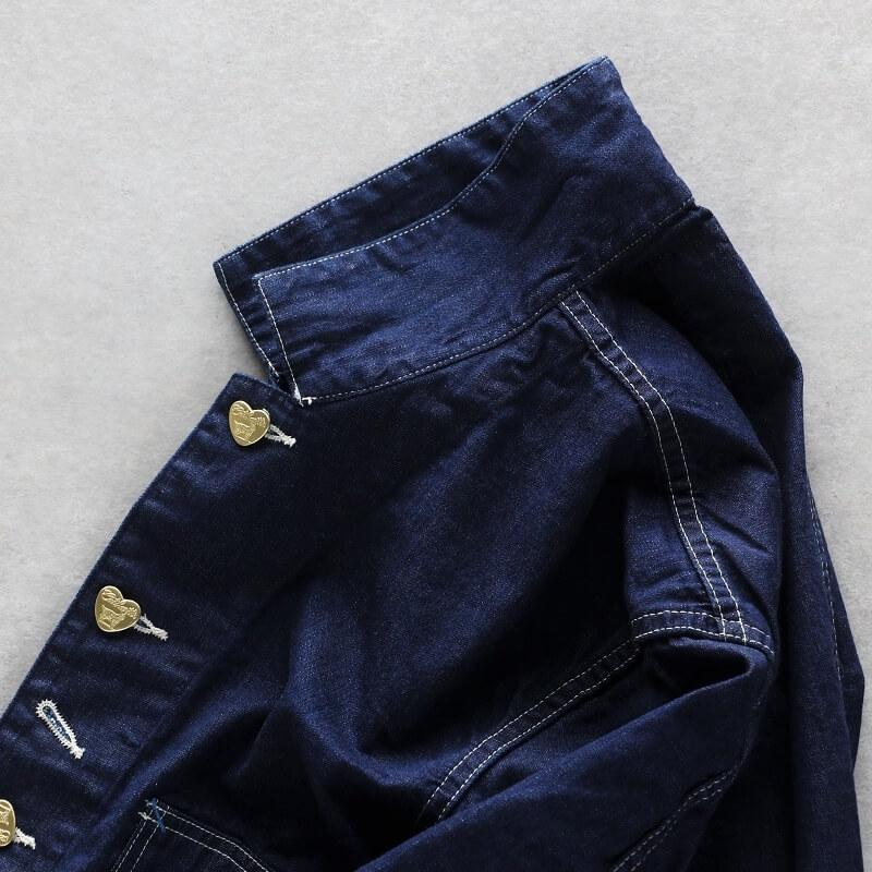 TCBジーンズ キャットハート チョアコート TCB jeans Cathartt Chore Coat 10OZ カバーオール デニム ワークウェア｜quriousweb｜12