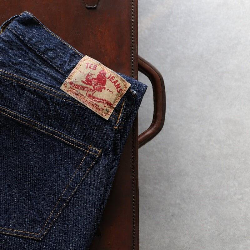 美品 TCB JEANS 60s デニムパンツ 赤耳 w31 送料無料 TCBジーンズ 60's ジーンズ TCB Jeans デニム ワークウェア メンズ
