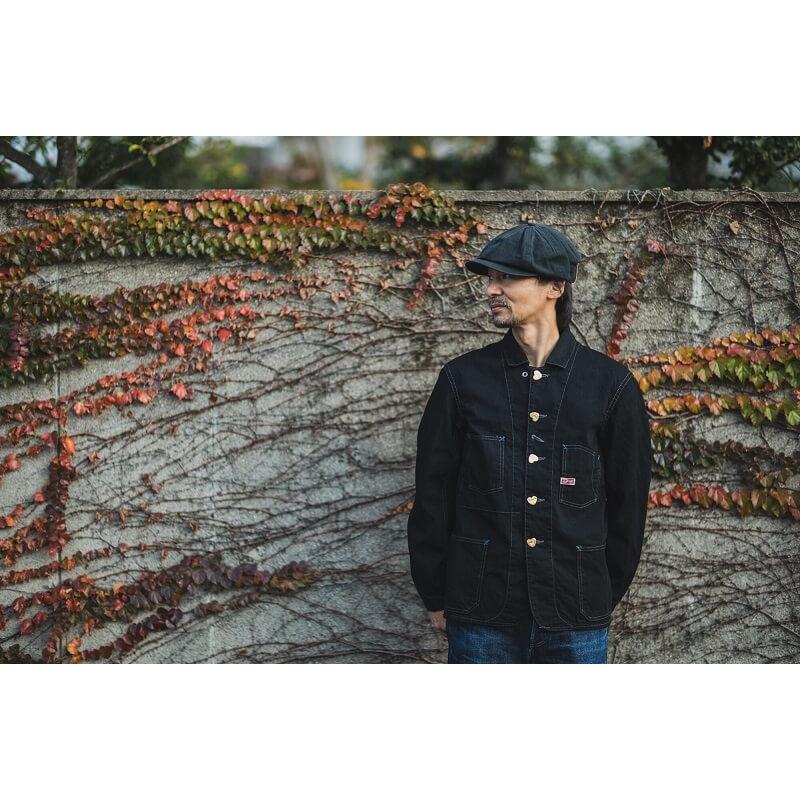TCBジーンズ キャットハート チョアコート ブラック TCB jeans