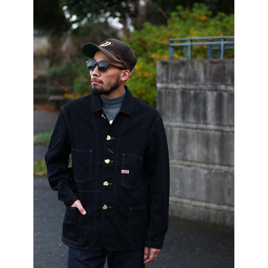TCBジーンズ キャットハート チョアコート ブラック TCB jeans TCBジーンズ キャットハート チョアコート ブラック TCB jeans