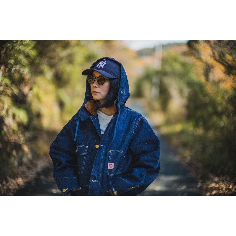 TCBジーンズ ストレイ キャットハートチョアコート デニム TCB jeans