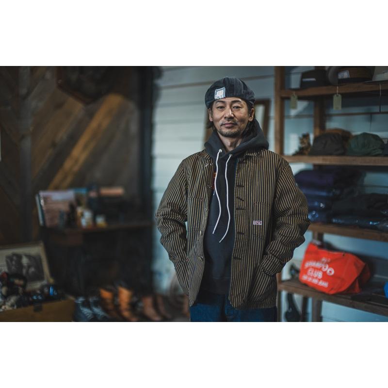TCBジーンズ Cathartt Chore Coat Woven Stripe 9.8oz キャット TCBジーンズ Cathartt Chore Coat Woven Stripe 9.8oz キャット