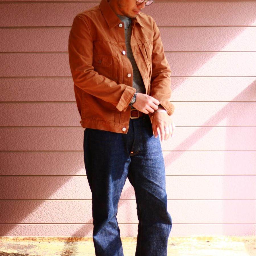 TCBジーンズ ブラウンダックジャケット 2nd TCB jeans 50`s zimbabwe 