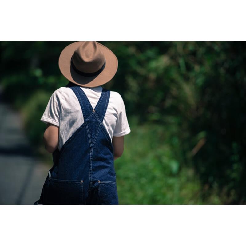 TCBジーンズ ハンディマンパンツ デニム ヒッコリー オーバーオール