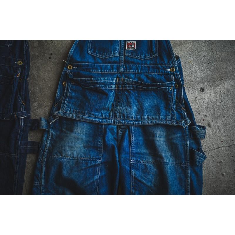 TCBジーンズ　ヒッコリーオーバーオール TCBジーンズ ハンディマンパンツ デニム ヒッコリー