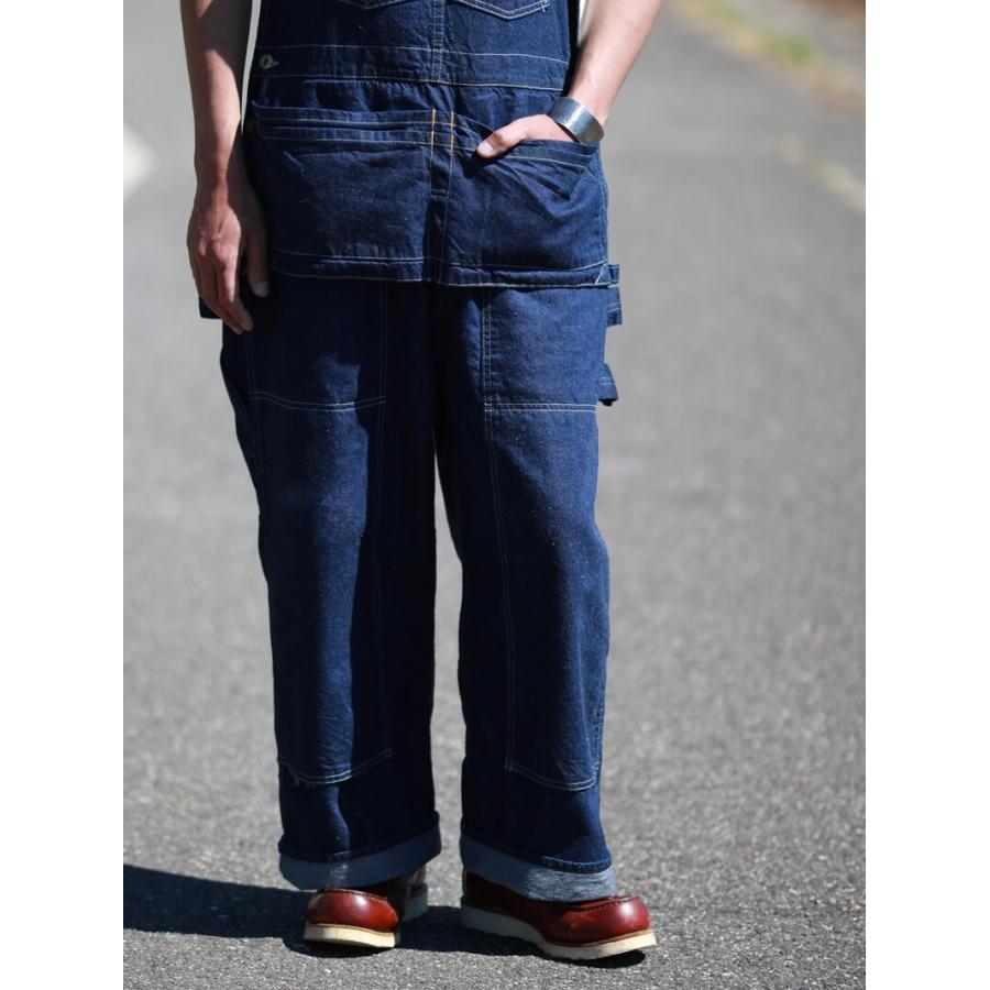 TCBジーンズ ハンディマンパンツ デニム ヒッコリー オーバーオール