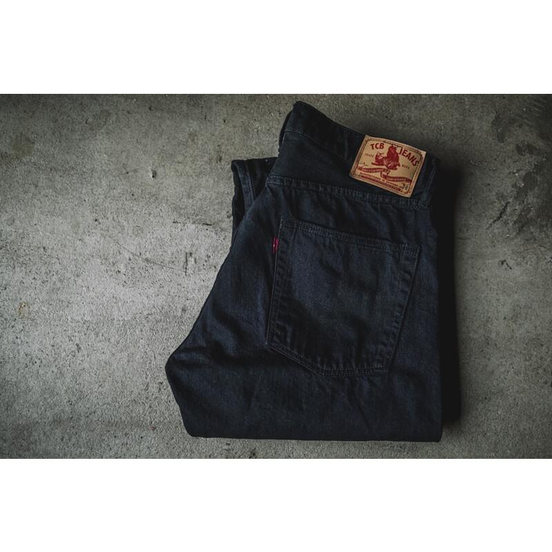 TCBジーンズ 505 ブラックジーンズ TCB jeans BKBK デニム アメカジ