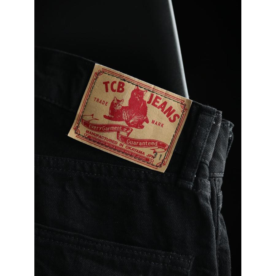 TCBジーンズ 505 ブラックジーンズ TCB jeans BKBK デニム