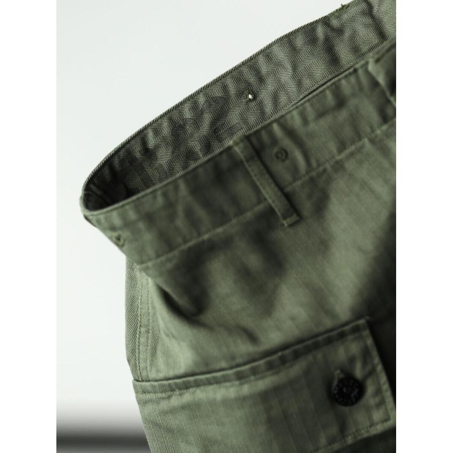 【TCBジーンズ】モンキーパンツ　サイズ32 TCBジーンズ モンキーパンツ ヘリンボーンツイル TCB jeans