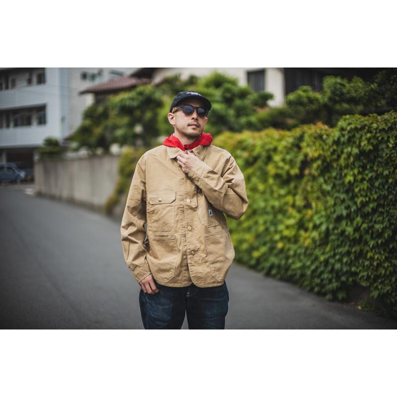 TCBジーンズ キャットヘッドジャケット カーキドリル カバーオール TCB