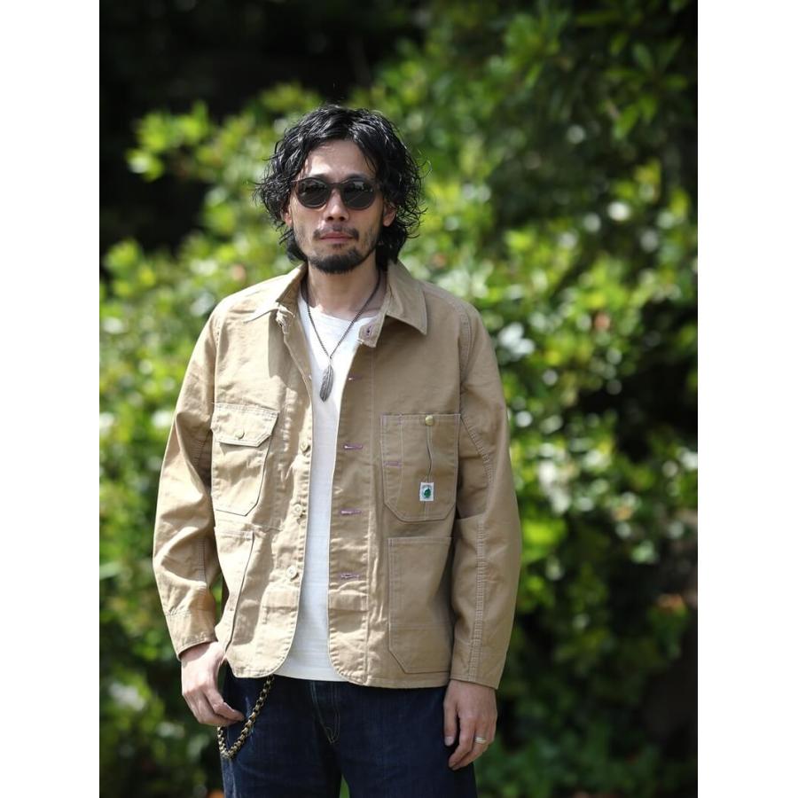 TCB　Cat Head　カバーオール　38 TCB jeans / Cat Head Jacket Khaki Drill - キャットヘッド