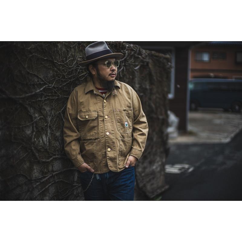 TCB jeans Cat Head Jacket 40インチ 未使用 新品 TCB jeans TCBジーンズ Cat Head Jacket Khaki Drill キャット