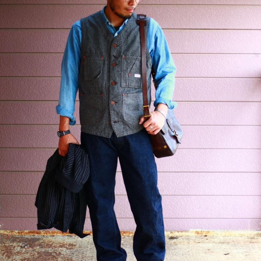TCB JEANS ワークベスト ブラウン系 M相当 TCBジーンズ ワークベスト タビーズベスト コバートブラウン TCB