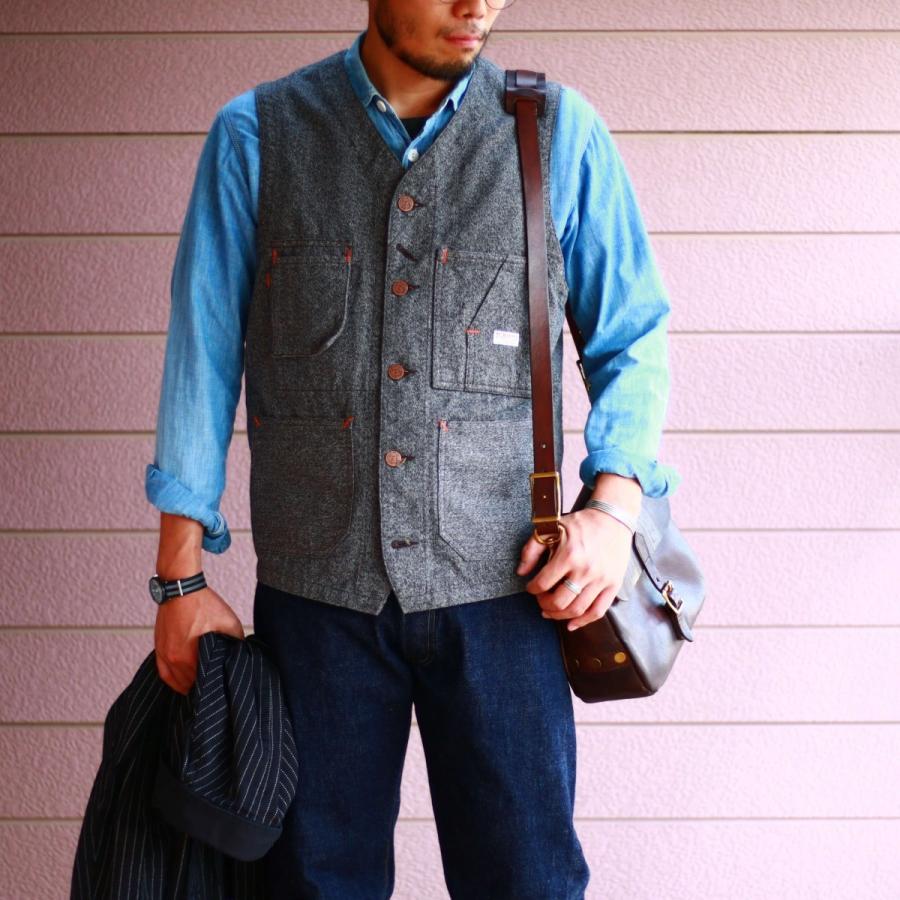 TCB jeans ダークデニム ベスト TCBジーンズ ハンティングベスト TCB jeans Huntsman Vest ハンツマン
