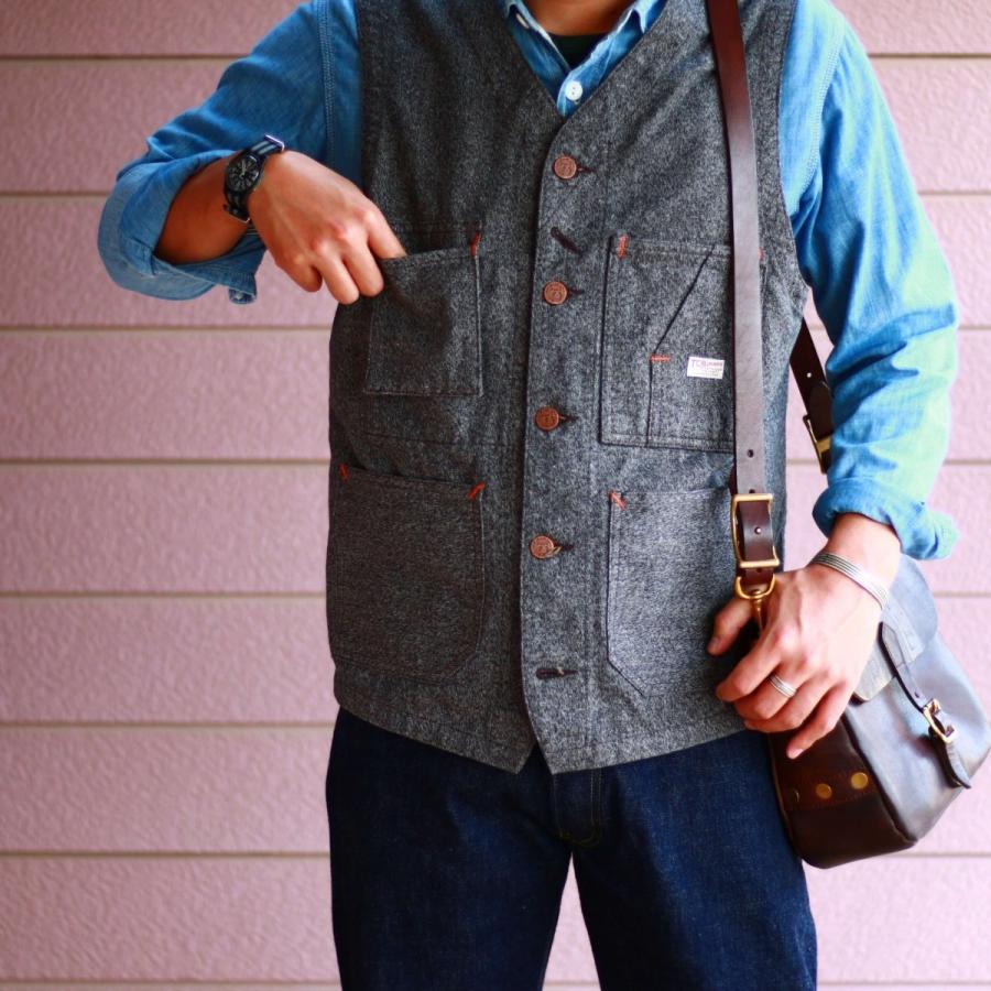 TCB JEANS ワークベスト ブラウン系 M相当 TCBジーンズ ワークベスト タビーズベスト コバートブラウン TCB