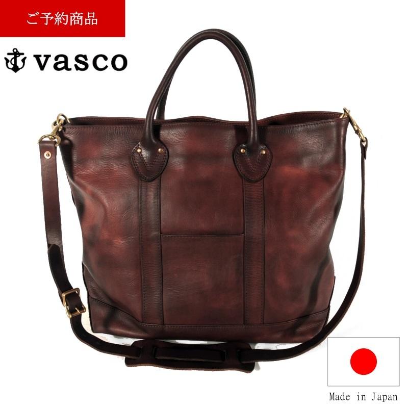 vasco 【12〜4月入荷予定】vasco ヴァスコ LEATHER BOAT TOTE