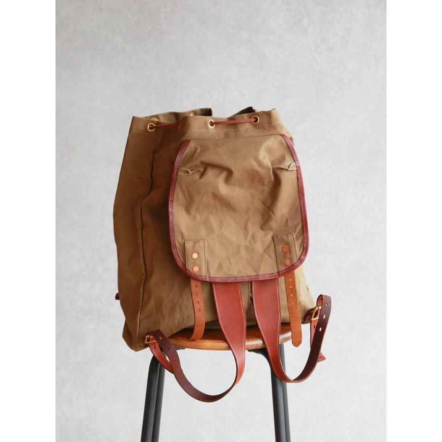 vasco（ヴァスコ） キャンバス×レザー アーミーリュックサック タイプ2