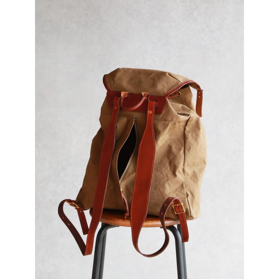 vasco/ヴァスコ　美品 キャンバス レザー リュックサック vasco ヴァスコ CANVAS × LEATHER ARMY RUCKSACK Type2