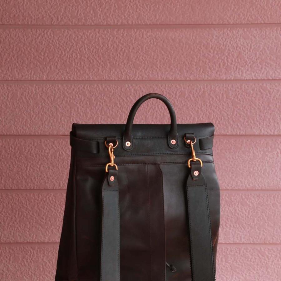 vasco レザーボヤージュ 2WAY リュックサック ブラック ヴァスコ LEATHER VOYOGE 2WAY RUCKSACK | vasco | 15