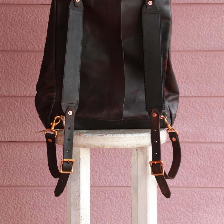 vasco レザーボヤージュ 2WAY リュックサック ブラック ヴァスコ LEATHER VOYOGE 2WAY RUCKSACK | vasco | 16