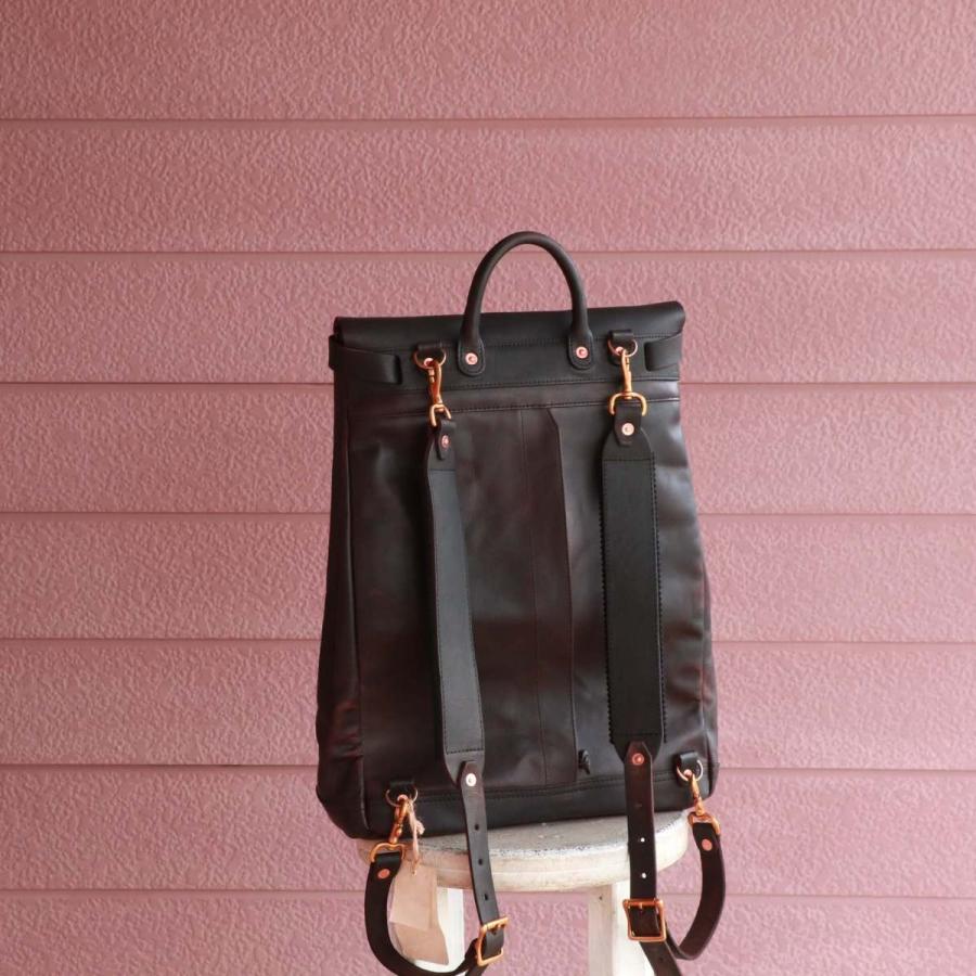 vasco レザーボヤージュ 2WAY リュックサック ブラック ヴァスコ LEATHER VOYOGE 2WAY RUCKSACK | vasco | 07