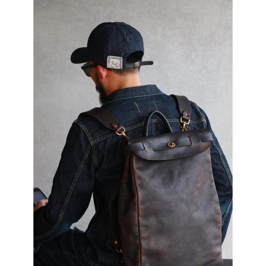 vascoヴァスコ　レザー　リュック　バッグパック　金具　ストラップ　ビンテージ vasco ヴァスコ VASCO レザー アーミーリュックサック バックパック