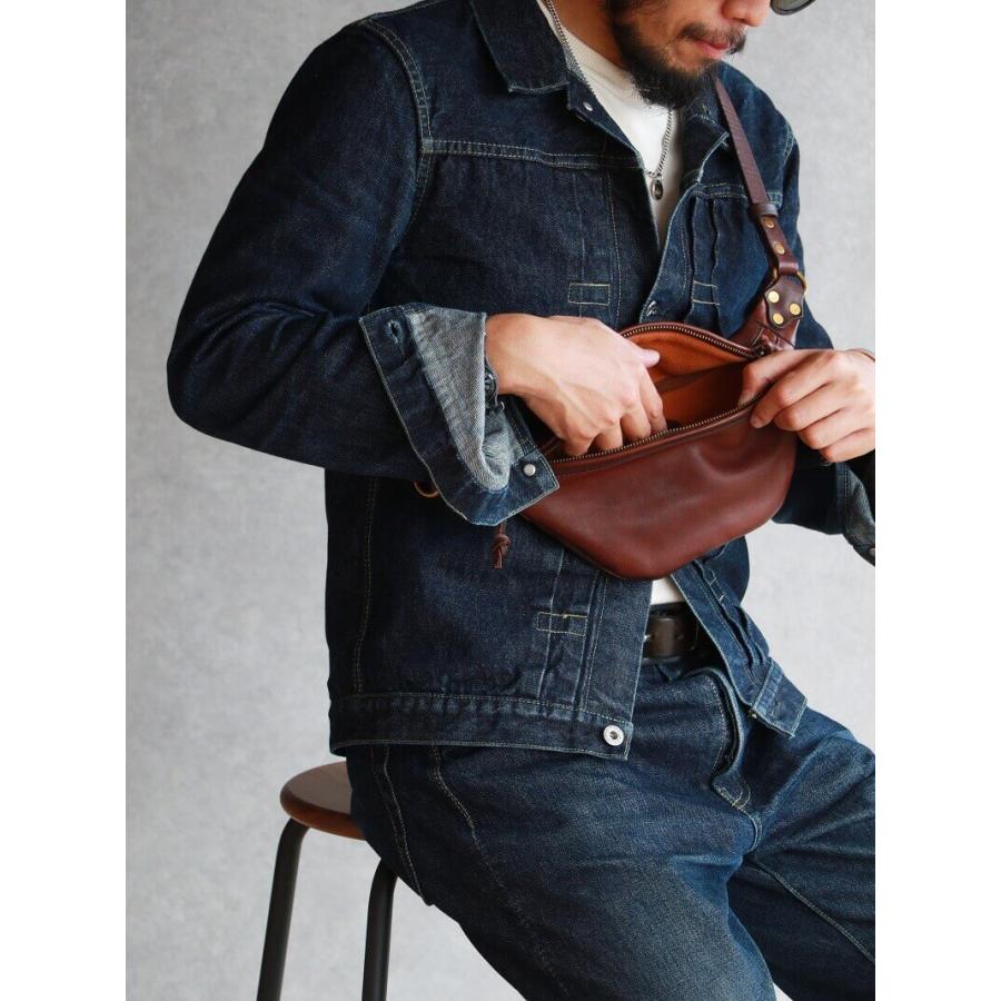新品未使用【vasco/ヴァスコ】レザーウエストバッグスモール vasco ヴァスコ LEATHER WAIST BAG -SMALL レザーウエストバッグ